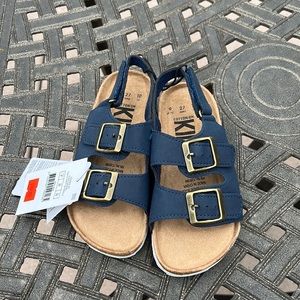 Kids sandals size 10, navy blue, brand cotton: on Kids